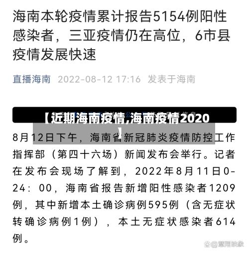 【近期海南疫情,海南疫情2020】-第2张图片