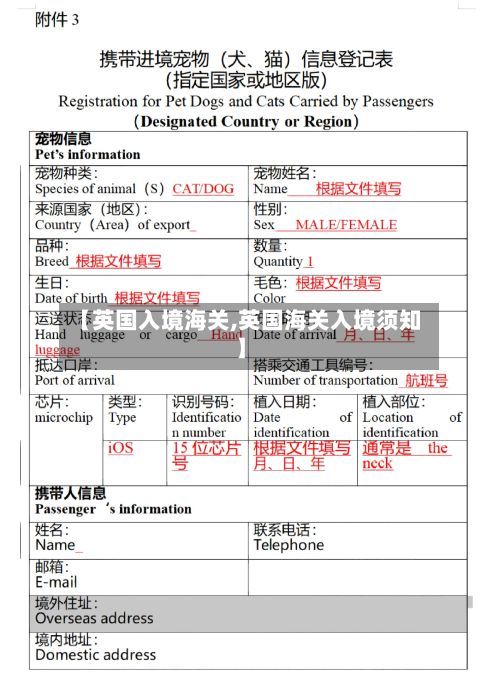 【英国入境海关,英国海关入境须知】