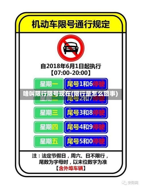 啥叫限行限号现在(限行是怎么回事)-第3张图片