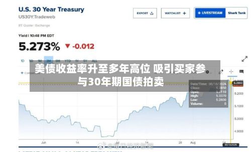 美债收益率升至多年高位 吸引买家参与30年期国债拍卖