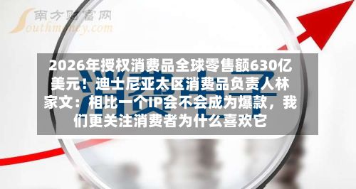 2026年授权消费品全球零售额630亿美元！迪士尼亚太区消费品负责人林家文：相比一个IP会不会成为爆款，我们更关注消费者为什么喜欢它-第3张图片